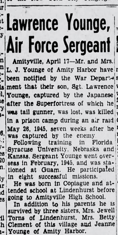 U.S. Army Air Forces Sgt. Henry L. Younge