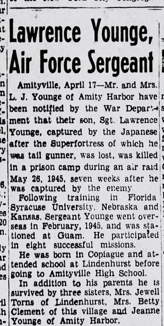 U.S. Army Air Forces Sgt. Henry L. Younge