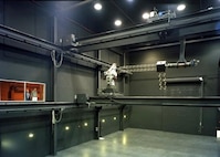 U.S. Naval Research Laboratory (NRL) Space Robotics Lab at NRL headquarters in Washington, D.C. after completion in 2001. (U.S. Navy historical photo)