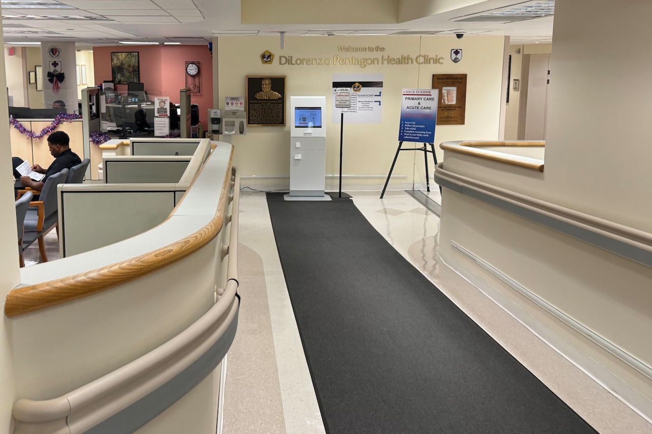 A hospital waiting area.