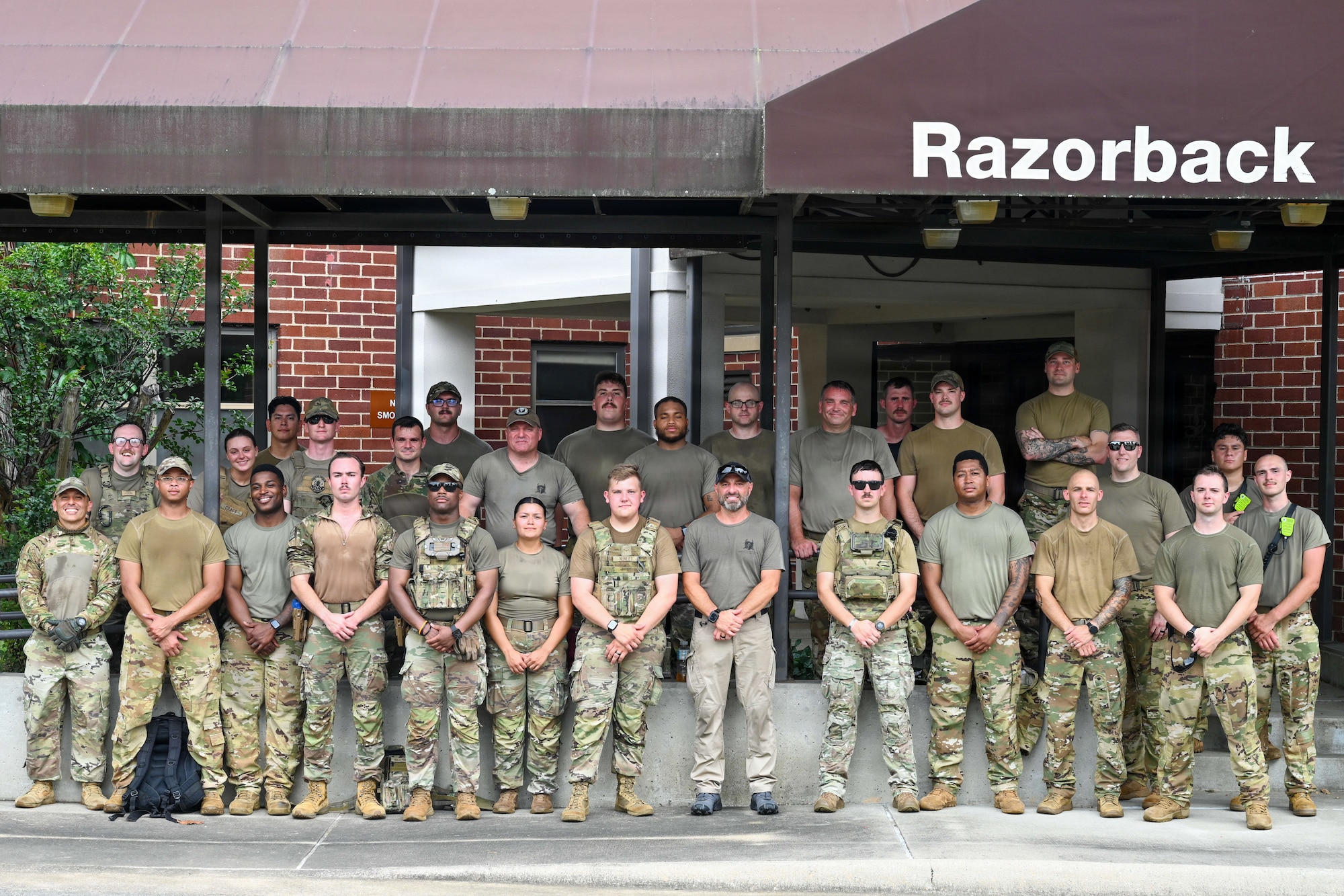 Service members serve