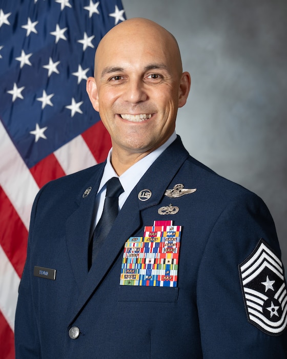 Official Air Force portrait of CMSgt. Tomio Brown.