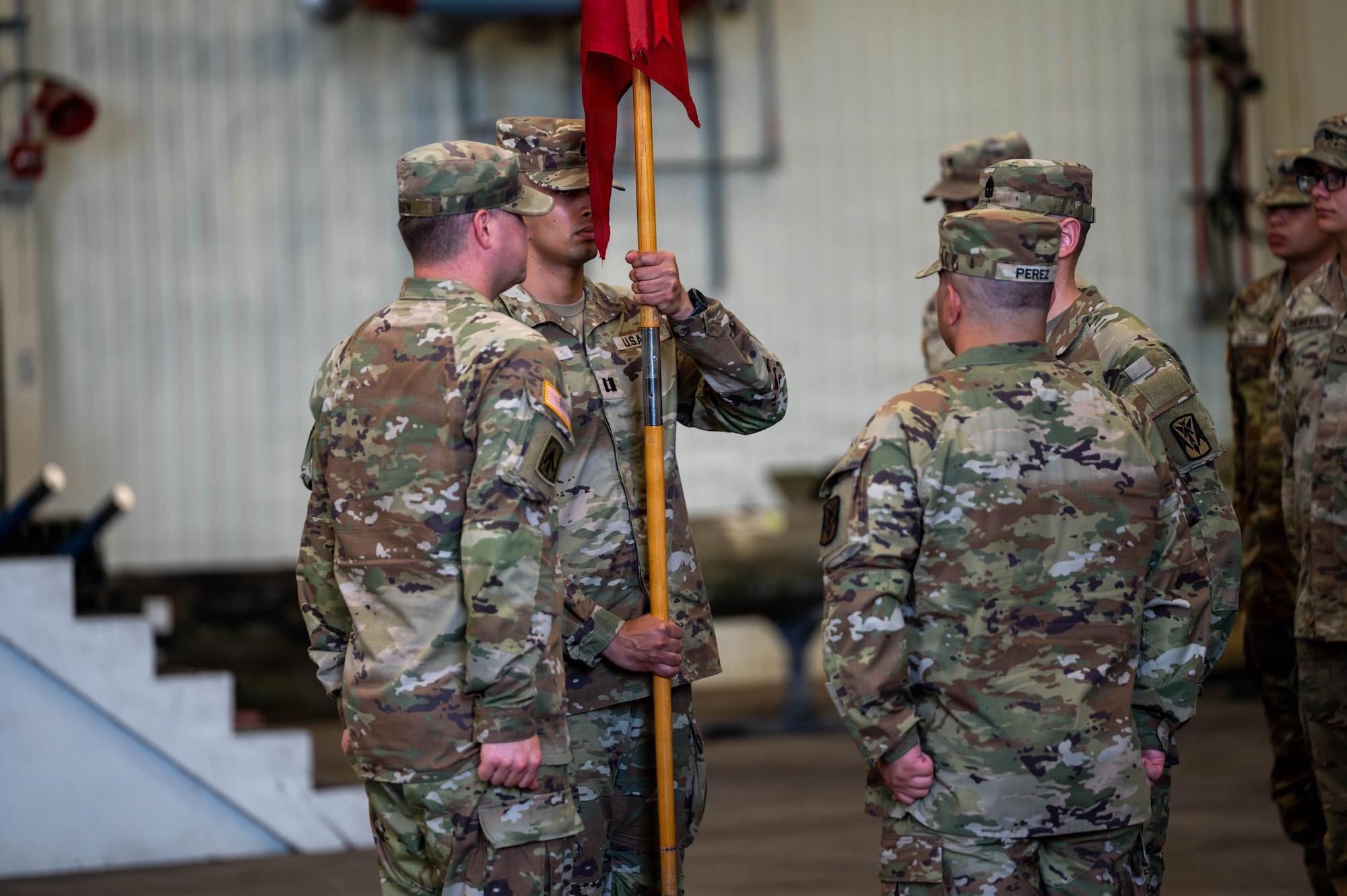 Change of command ceremony