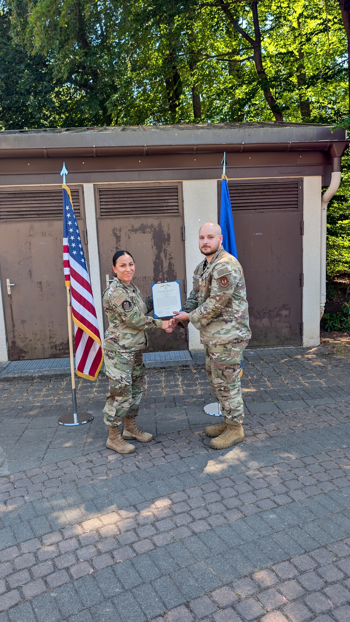 435 AGOW Airman rescues car crash victim