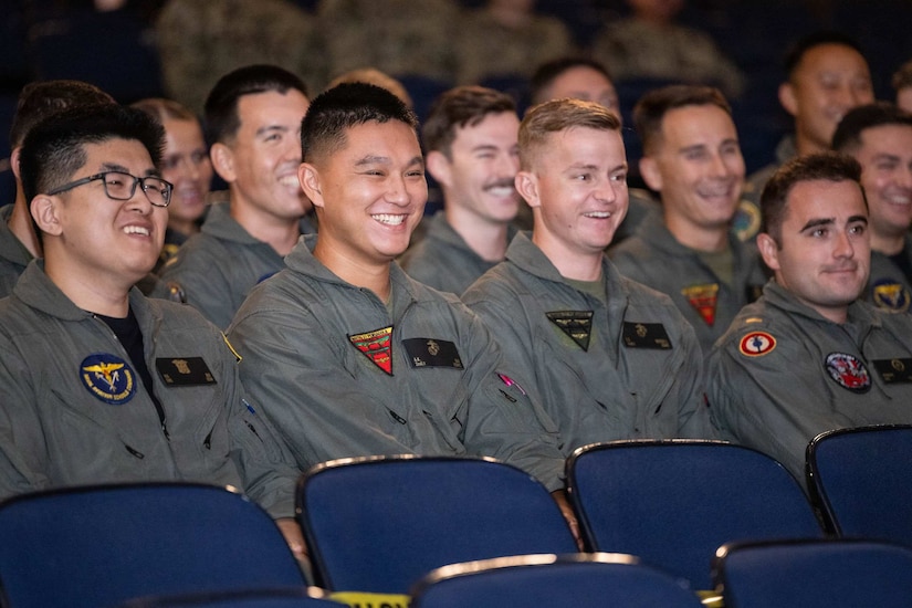 Medal of Honor Recipient Welcomes Newest Student Naval Aviators