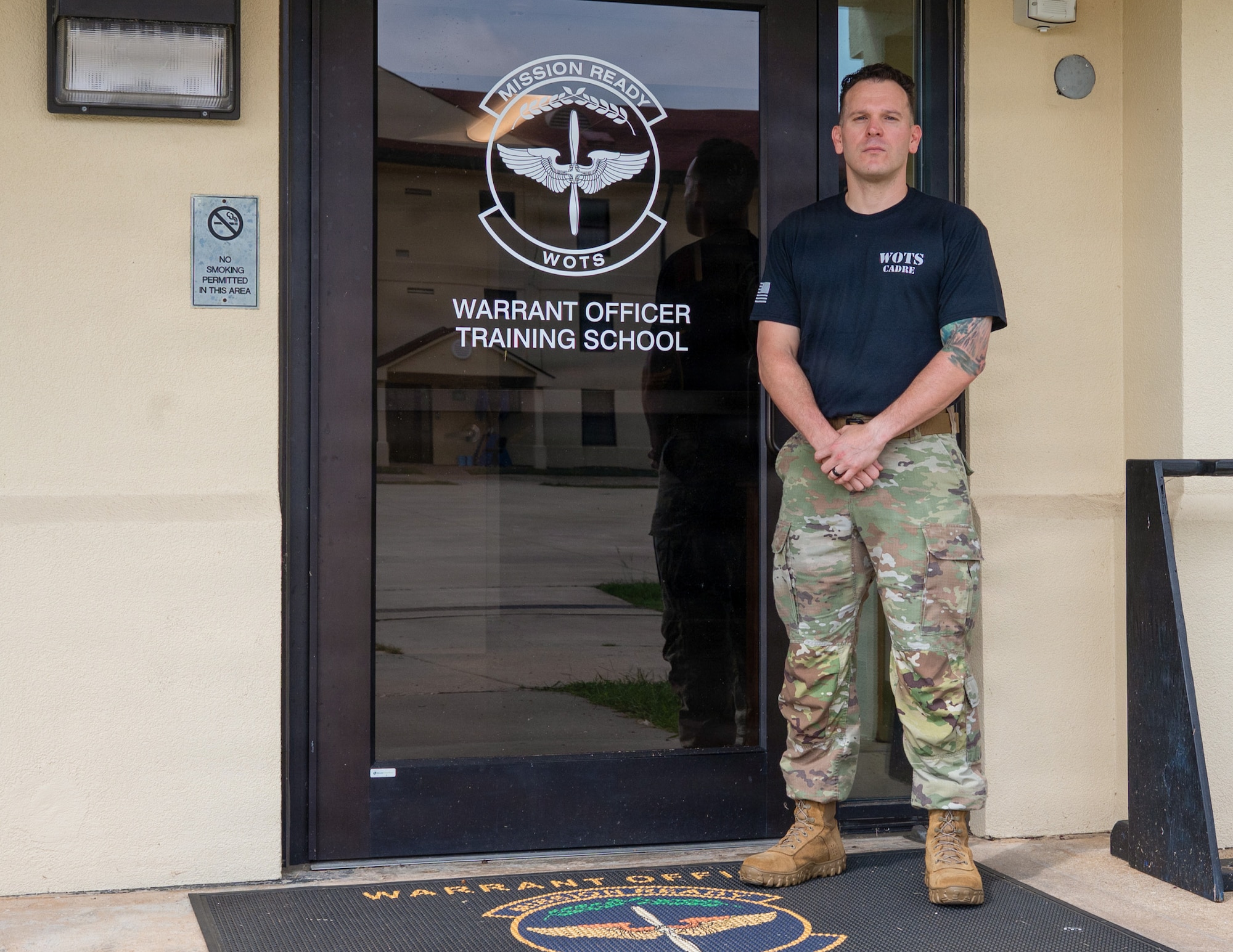 U.S. Air Force Chief Warrant Officer 2 Jonathan Miller, 26th Network Operations Squadron chief technical advisor, poses for a photo after graduating from the Air Force Train, Advise, Coach Officer (AFTAC) program at Maxwell Air Force Base, Alabama, July 15, 2026.