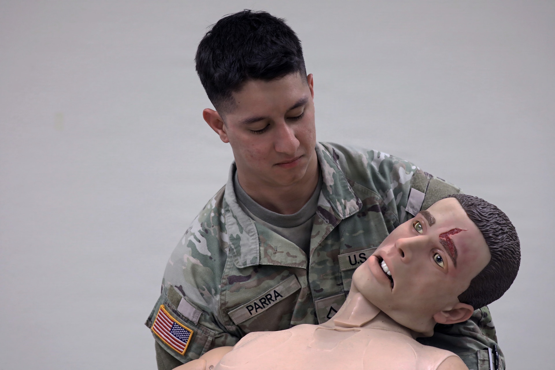 Army Reserve Soldiers make robots bleed and growl during Operation Bold Eagle 26