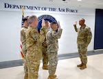 Service members reciting the Oath of Office.