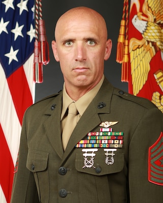 Portrait of Sergeant Major John W. Schlaud