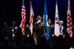 A guest speaker delivers remarks during the inaugural Florida Department of Homeland Security Awards Ceremony at the Clermont Performing Arts Center in Clermont, Florida, July 15, 2026. The event recognized state and federal partnerships as well as individuals nominated for their contribution during joint operations to protect our nation and safeguard the State of Florida in the past year.