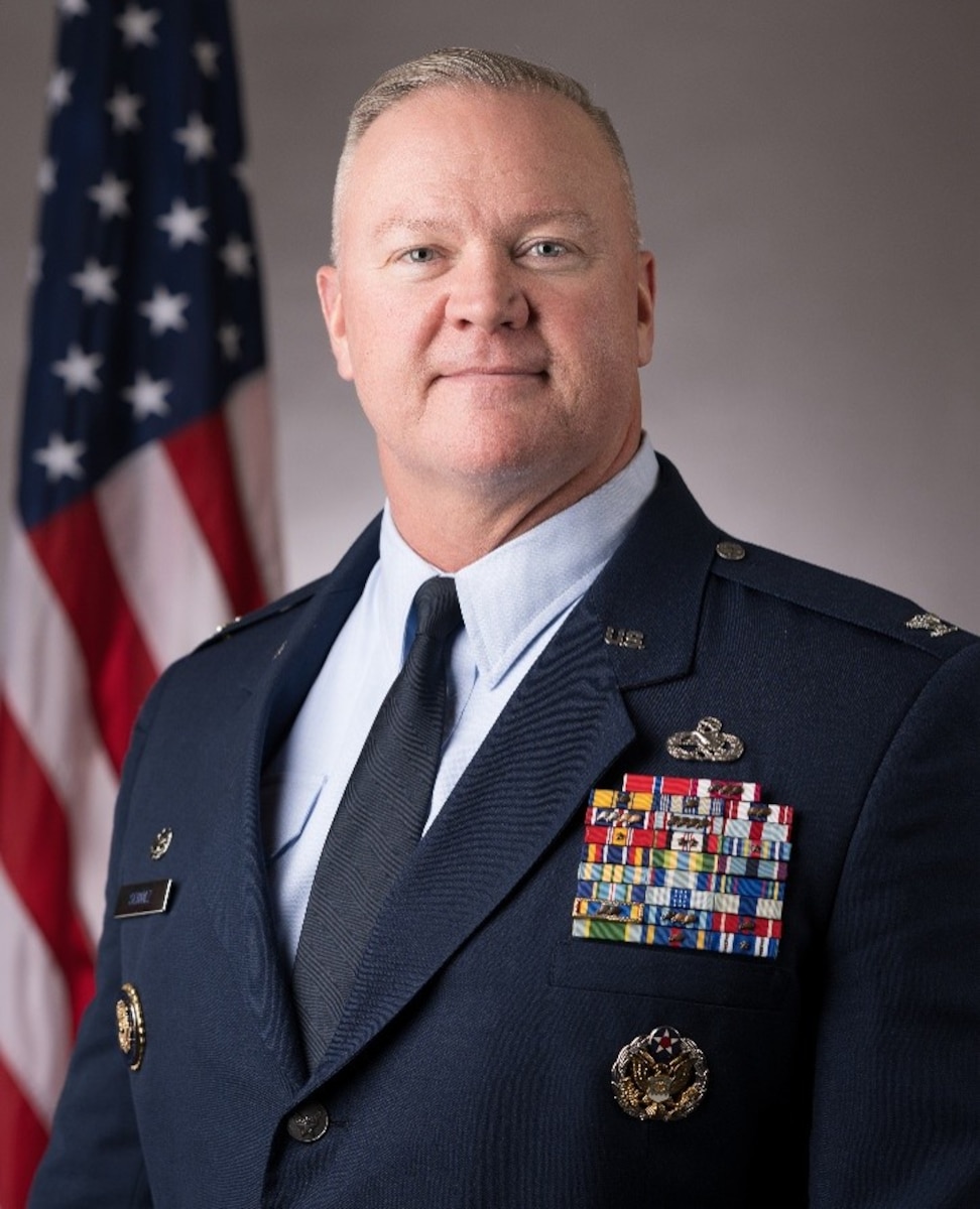 U.S. Air Force Col. Kevin Scholz, 19th Maintenance Group commander