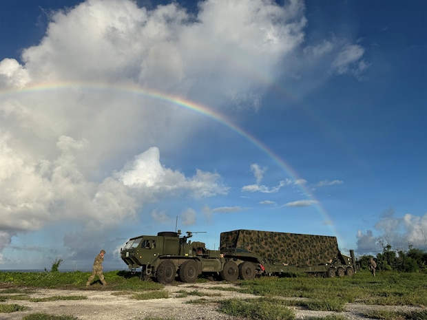 A Dark Eagle Long-Range Hypersonic Weapon assigned 7th Infantry Division (Multi-Domain Command - Pacific) during training as part of exercise Valiant Shield, June 2026.