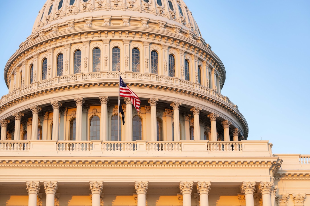 A view of the U.S. Capitol.