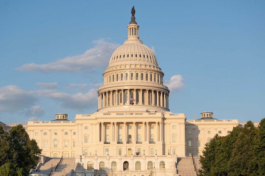 A view of the U.S. Capitol.