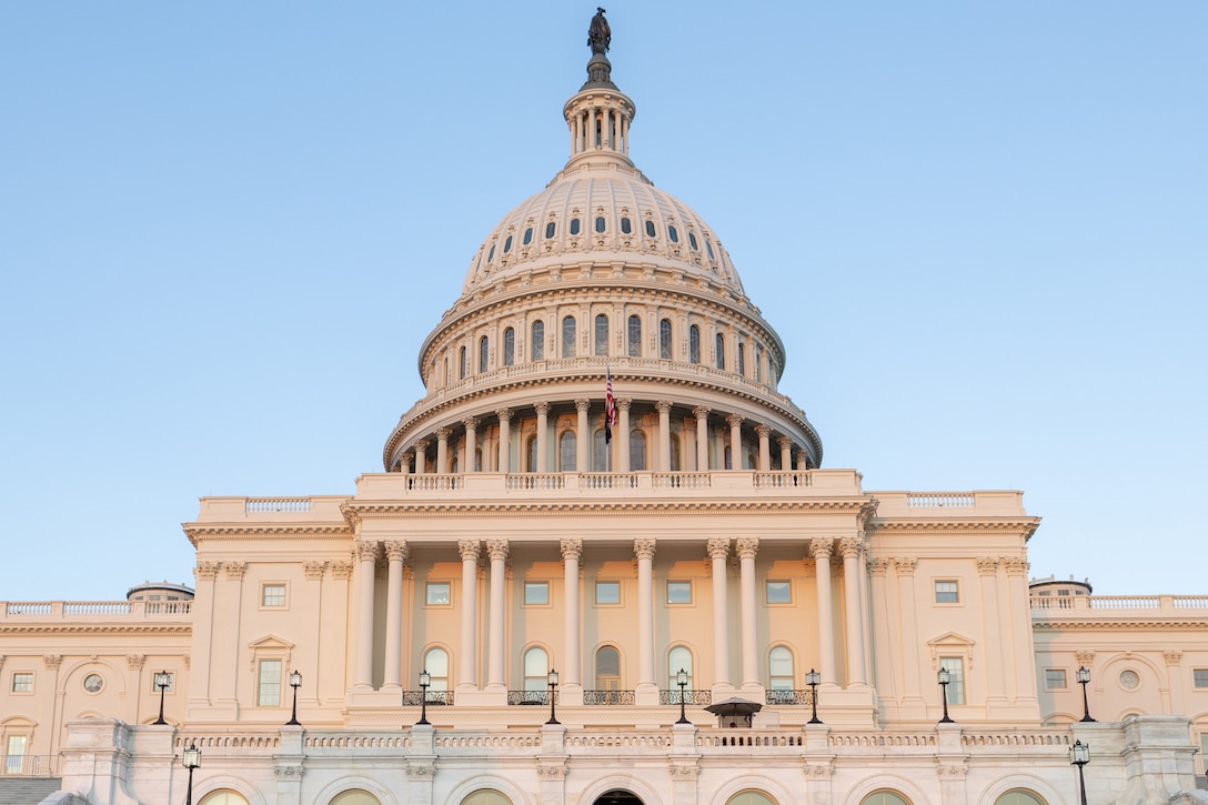A view of the U.S. Capitol.