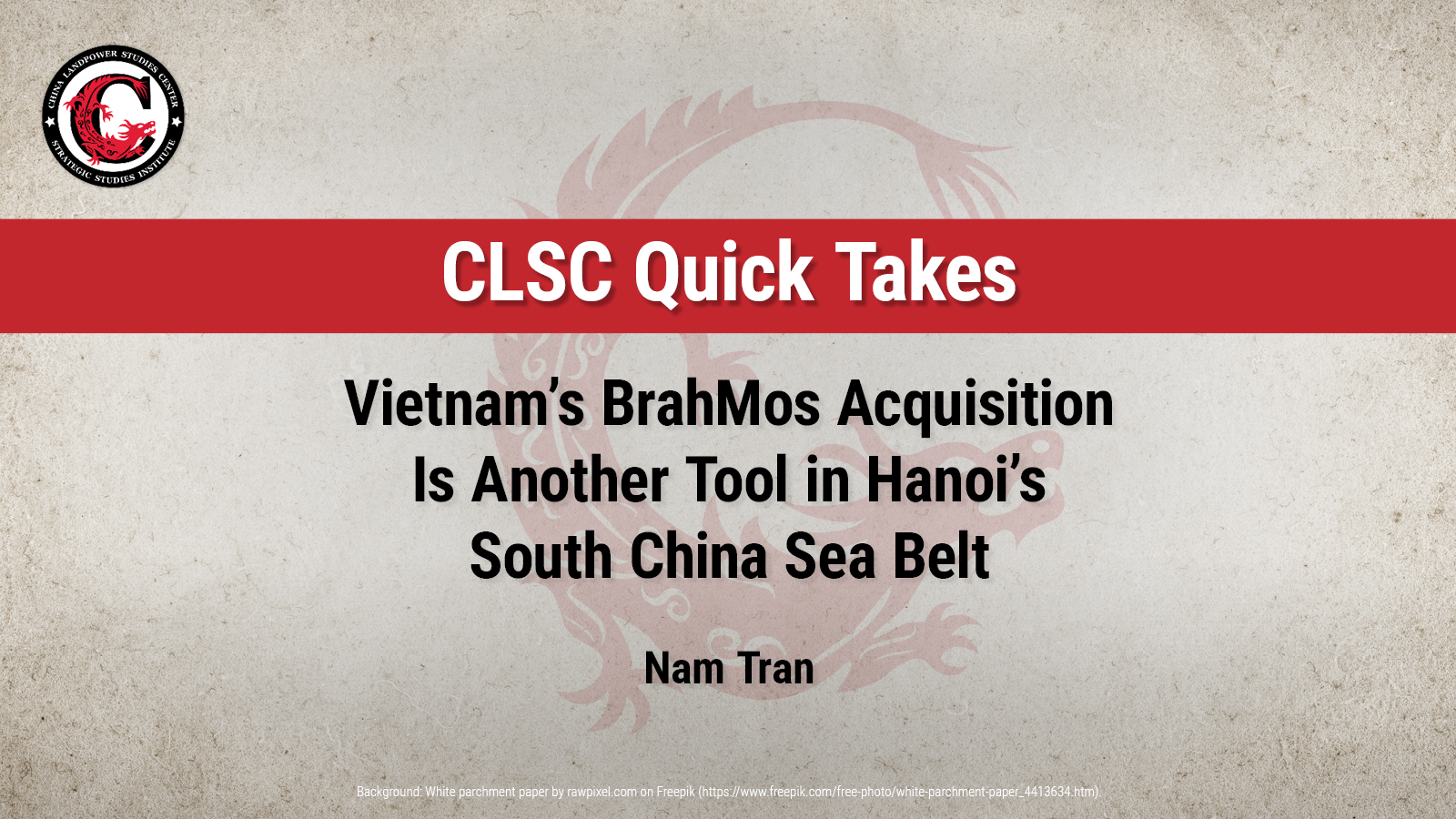 Vietnam’s BrahMos Acquisition Is Another Tool in Hanoi’s South China Sea Belt | Nam Tran