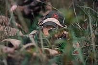 U.S. Army Pfc. Grayson Flurry, an infantryman with 1st Battalion, 179th Infantry Regiment, 45th Infantry Brigade Combat Team, Oklahoma Army National Guard, pulls security during force-on-force tactical training at Exercise Keris Strike, or KS, near Kota Belud, Malaysia, July 19, 2026.