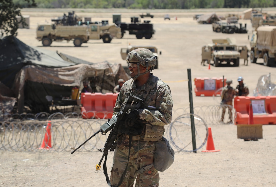 Army Reserve's 645th Inland Cargo Transfer Company conducts logistics operations in support of Operation Bold Eagle