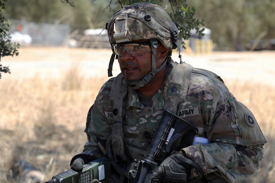Army Reserve's 645th Inland Cargo Transfer Company conducts logistics operations in support of Operation Bold Eagle