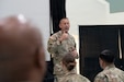 The Commanding General of the Fort Bragg, N.C. based U.S. Army Civil Affairs and Psychological Operations Command (Airborne), Maj. Gen. Jeff Farris, speaks to graduates of the Equal Opportunity Leaders Course held at the Army Reserve Medical Command in Pinellas Park, Fla., on July 18, 2026. This training, led by USACAPOC, equips Soldiers with the knowledge and tools to help commanders build positive command climates, promote fairness, and ensure every Soldier is treated with dignity and respect. (U.S. Army Photo by Staff Sgt. Jerry Zuetrong)