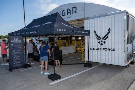 The Hangar at U.S. Air Force Basic Military Training Graduation