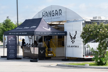 The Hangar at U.S. Air Force Basic Military Training Graduation