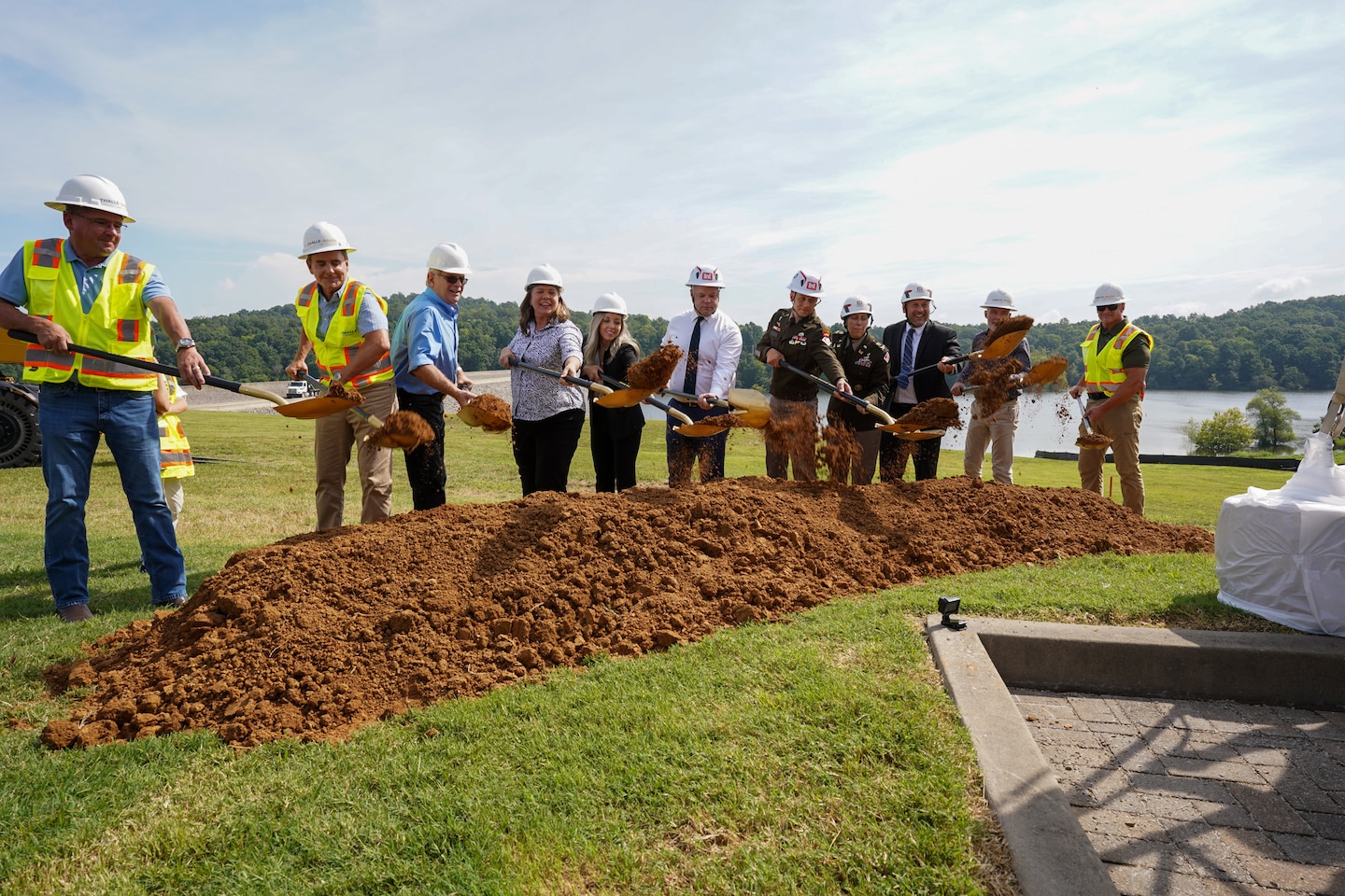 The Rough River Dam Rehabilitation Project Groundbreaking took place July 21, 2026.