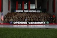 Soldiers from U.S. Army Pacific and the Oregon National Guard, along with members of the Bangladesh Army pose for a group photo after the opening ceremony of Tiger Lightning 2026 in Bangladesh, July 19, 2026.