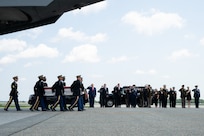 Army Staff Sgt. Michael E. Swinton honored in dignified transfer July 22