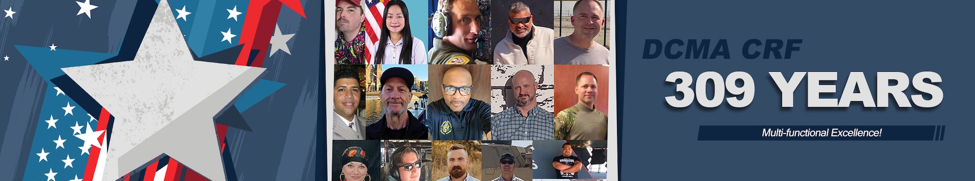 Contingency Response Force quality assurance personnel are featured in a graphic recognizing 309 years of service and celebrating America's 250th birthday.