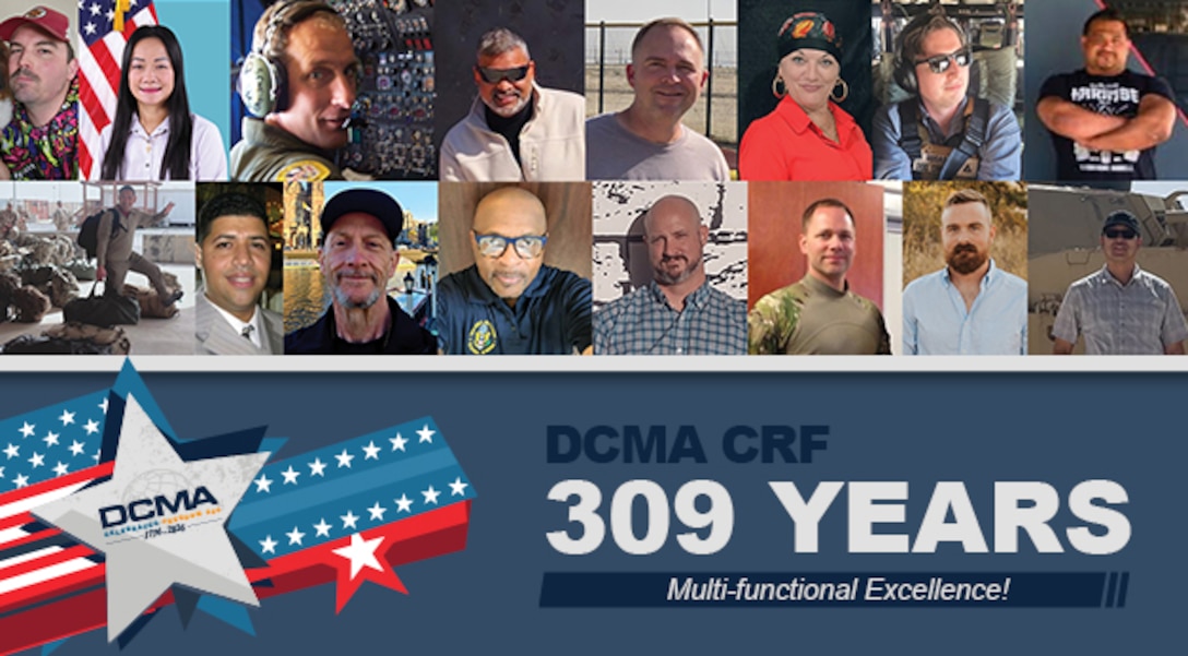 Contingency Response Force quality assurance personnel are featured in a graphic recognizing 309 years of service and celebrating America's 250th birthday.