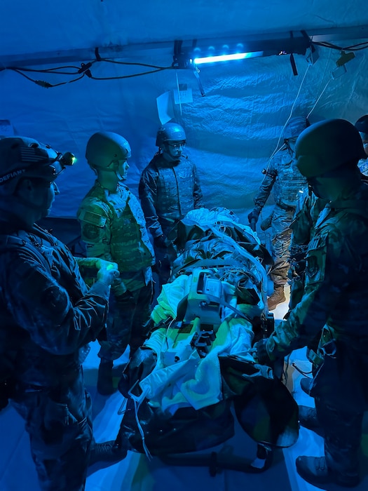 Image of Airmen training.