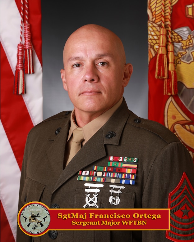 Sergeant Major, Weapons and Field Training Battalion, Marine Corps Recruit Depot, San Diego, CA
