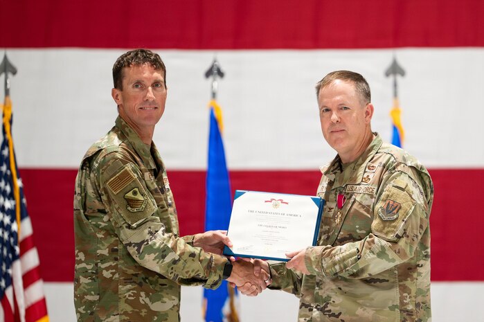 Colonel Glynn receives Legion of merit