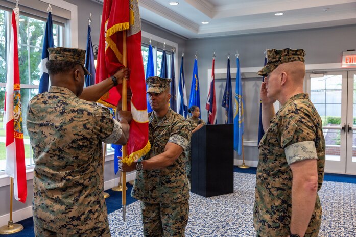 Brig. Gen. Andre M. Ingram Assumes Command of Marine Corps Installations East