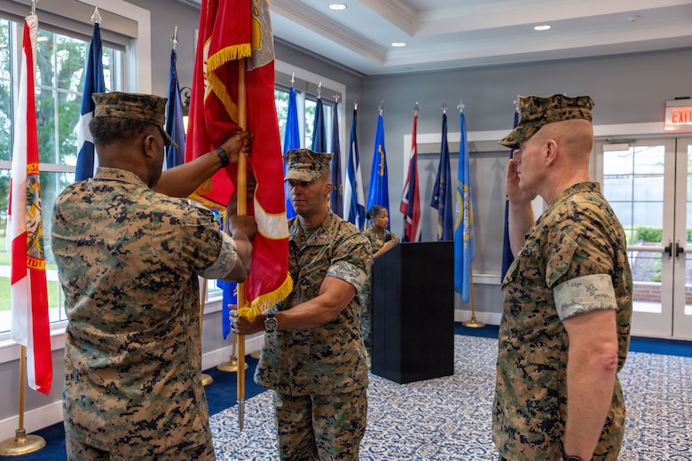 Brig. Gen. Andre M. Ingram Assumes Command of Marine Corps Installations East