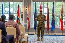 Brig. Gen. Andre M. Ingram Assumes Command of Marine Corps Installations East