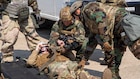 U.S. Air Force medical personnel provide care to simulated patients during Dragon Lift at Kunsan Air Base, Republic of Korea, on March 10, 2026. The exercise, conducted during Freedom Shield 26, showcases U.S. Forces Korea medical teams’ ability to rapidly move, treat, and sustain casualties to support operational readiness on the Korean Peninsula. (U.S. Army photo by Taesung Kim.)