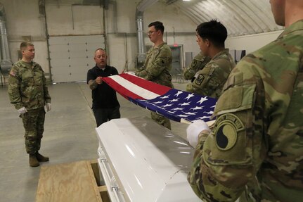 N.C., Va., Soldiers train on military funeral honors basics in Virginia Beach