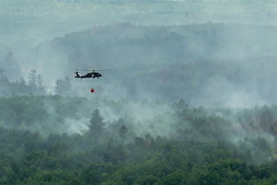 National Guard Supports Wildfire Suppression Efforts From the Midwest to West Coast
