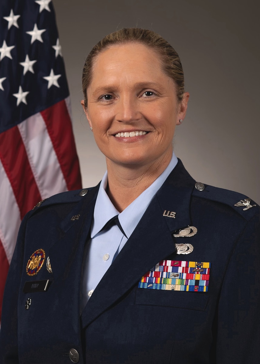 Official portrait of Col. Rebecca N. Rudy, 121st Air Refueling Wing Deputy Commander.