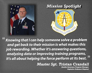 Mission Spotlight: Master Sgt. Tristan Crandall