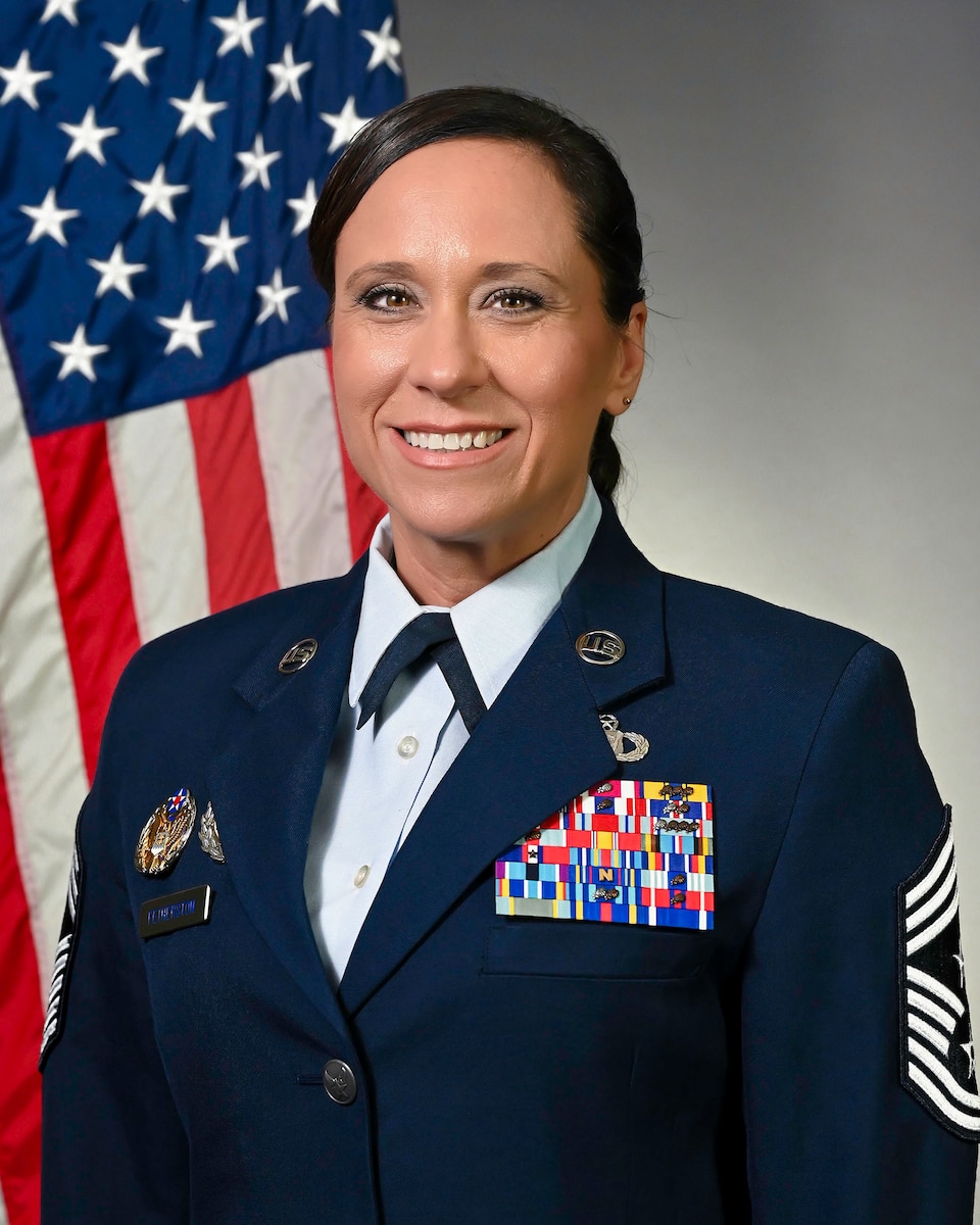 Command Chief Master Sergeant, Air Force Accessions Center and Command Chief, Air Force Recruiting Service, Joint Base San Antonio-Randolph, Texas.