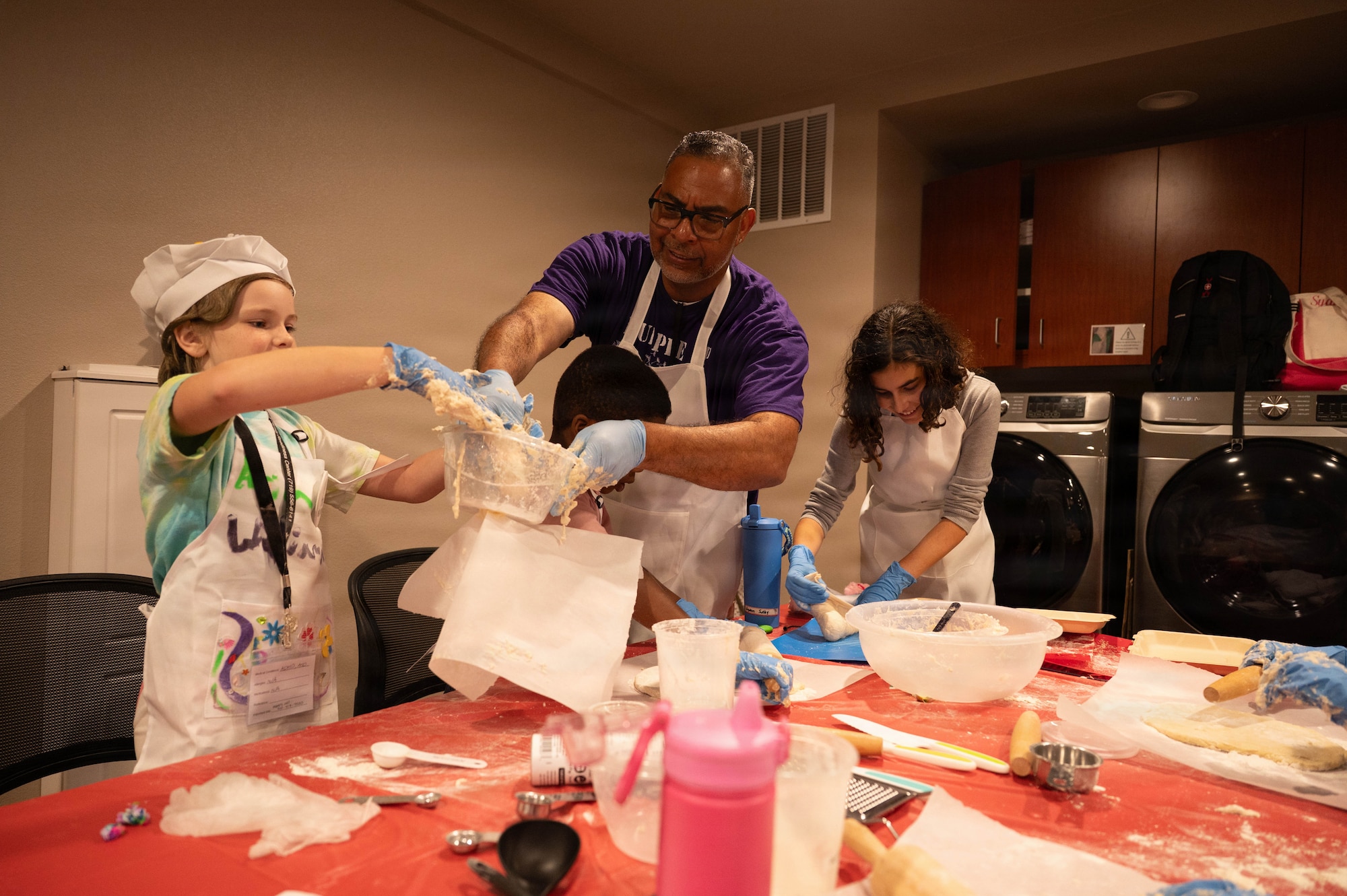The Front Range Exceptional Family Member Program Family Support offices partnered with the Peterson Commissary and The Arc of the Pikes Peak Region to provide cooking instruction for the children of military members.