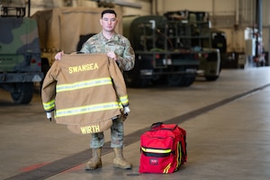 U.S. Air Force Staff Sgt. Kyle Wirth, 375th Logistics Readiness Squadron fleet management and analysis journeyman
