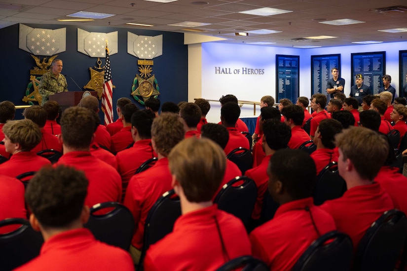 Boys Nation Delegates Visit Pentagon, Lay Wreath at 9/11 Memorial