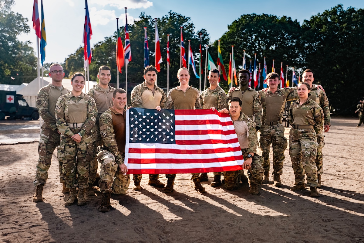Group photo of military personnel