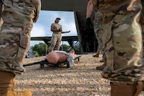 Airman train for patient transport operations