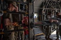 Airman train for patient transport operations