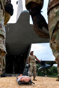 Airman train for patient transport operations